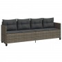 Juego de sofás jardín con cojines 5 pzas ratán sintético gris by vidaXL, Garden sets - Ref: Foro24-3261523, Price: 369,81 €, ...