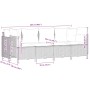Juego de sofás jardín con cojines 5 pzas ratán sintético gris by vidaXL, Garden sets - Ref: Foro24-3261523, Price: 369,81 €, ...