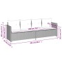 Juego de sofás jardín con cojines 5 pzas ratán sintético gris by vidaXL, Garden sets - Ref: Foro24-3261523, Price: 369,81 €, ...