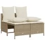 Juego de sofás jardín con cojines 5 pzas ratán sintético beige by vidaXL, Garden sets - Ref: Foro24-3261549, Price: 402,59 €,...