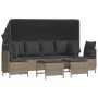 Set de sofás jardín y cojines 5 pzas ratán sintético gris claro by vidaXL, Garden sets - Ref: Foro24-3261556, Price: 445,01 €...