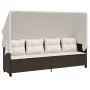 Set comedor de jardín 5 piezas y cojines ratán sintético marrón by vidaXL, Garden sets - Ref: Foro24-3261528, Price: 407,67 €...