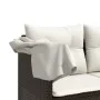 Set comedor de jardín 5 piezas y cojines ratán sintético marrón by vidaXL, Garden sets - Ref: Foro24-3261528, Price: 407,67 €...