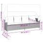 Set comedor de jardín 5 piezas y cojines ratán sintético marrón by vidaXL, Garden sets - Ref: Foro24-3261528, Price: 416,42 €...