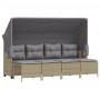 Juego de sofás jardín con cojines 5 pzas ratán sintético beige by vidaXL, Garden sets - Ref: Foro24-3261542, Price: 362,95 €,...