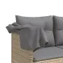Juego de sofás jardín con cojines 5 pzas ratán sintético beige by vidaXL, Garden sets - Ref: Foro24-3261542, Price: 358,64 €,...