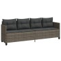 Juego de sofás jardín con cojines 5 pzas ratán sintético gris by vidaXL, Garden sets - Ref: Foro24-3261535, Price: 321,67 €, ...