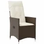 Set comedor de jardín 5 piezas y cojines ratán sintético marrón by vidaXL, Garden sets - Ref: Foro24-3276770, Price: 635,69 €...