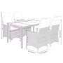 Set comedor de jardín 5 piezas y cojines ratán sintético marrón by vidaXL, Garden sets - Ref: Foro24-3276770, Price: 635,69 €...