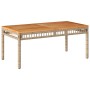 Gartenmöbel-Set mit beigem Kissenmix, 4-teilig, PE-Rattan von vidaXL, Gartensets - Ref: Foro24-365859, Preis: 233,60 €, Rabat...