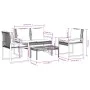 Gartenmöbel-Set mit beigem Kissenmix, 4-teilig, PE-Rattan von vidaXL, Gartensets - Ref: Foro24-365859, Preis: 242,76 €, Rabat...