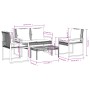Gartenmöbel-Set mit beigem Kissenmix, 4-teilig, PE-Rattan von vidaXL, Gartensets - Ref: Foro24-365859, Preis: 233,60 €, Rabat...