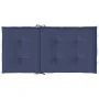 Chair cushions with low backrest 4 pcs navy blue fabric by vidaXL, Cushions for chairs and sofas - Ref: Foro24-378681, Price:...