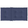 Cojines para silla con respaldo bajo 4 uds tela azul marino de vidaXL, Cojines para sillas y sofás - Ref: Foro24-378681, Prec...