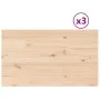 Rectangular table top 3 pcs pine wood 80x47x2.5 cm by vidaXL, Table tops - Ref: Foro24-847433, Price: 77,28 €, Discount: %