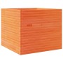 Solid wax brown pine wood planter 80x80x68.5 cm by vidaXL, Pots and planters - Ref: Foro24-3282481, Price: 266,09 €, Discount: %