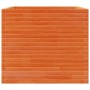 Solid wax brown pine wood planter 80x80x68.5 cm by vidaXL, Pots and planters - Ref: Foro24-3282481, Price: 266,09 €, Discount: %
