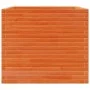 Solid wax brown pine wood planter 80x80x68.5 cm by vidaXL, Pots and planters - Ref: Foro24-3282481, Price: 262,67 €, Discount: %