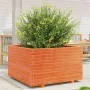 Solid wax brown pine wood planter 80x80x49.5 cm by vidaXL, Pots and planters - Ref: Foro24-3282531, Price: 208,74 €, Discount: %