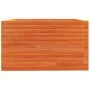 Jardinera madera maciza de pino marrón cera 80x80x49,5 cm de vidaXL, Maceteros y jardineras - Ref: Foro24-3282531, Precio: 20...