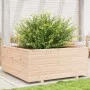 Jardinera madera maciza de pino 110x110x49,5 cm de vidaXL, Maceteros y jardineras - Ref: Foro24-3282544, Precio: 245,04 €, De...