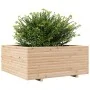 Jardinera madera maciza de pino 110x110x49,5 cm de vidaXL, Maceteros y jardineras - Ref: Foro24-3282544, Precio: 245,04 €, De...