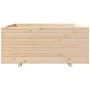 Jardinera madera maciza de pino 110x110x49,5 cm de vidaXL, Maceteros y jardineras - Ref: Foro24-3282544, Precio: 245,04 €, De...