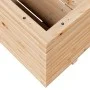 Jardinera madera maciza de pino 110x110x49,5 cm de vidaXL, Maceteros y jardineras - Ref: Foro24-3282544, Precio: 245,04 €, De...