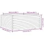 Jardinera madera maciza de pino 110x110x49,5 cm de vidaXL, Maceteros y jardineras - Ref: Foro24-3282544, Precio: 245,04 €, De...