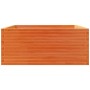 Solid wax brown pine wood planter 110x110x49.5 cm by vidaXL, Pots and planters - Ref: Foro24-3282546, Price: 297,45 €, Discou...