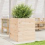 Jardinera de madera maciza de pino 60x60x68,5 cm de vidaXL, Maceteros y jardineras - Ref: Foro24-3282469, Precio: 169,78 €, D...