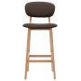 Küchenhocker 2 Einheiten aus braunem Stoff von vidaXL, Küchenhocker - Ref: Foro24-289370, Preis: 155,88 €, Rabatt: %