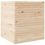 Pflanzgefäß aus massivem Kiefernholz, 60 x 60 x 68,5 cm von vidaXL, Töpfe und Pflanzgefäße - Ref: Foro24-3282469, Preis: 167,...