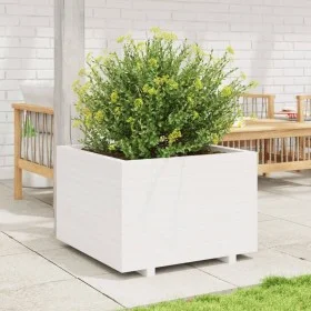 Solid white pine wood planter 70x70x49.5 cm by vidaXL, Pots and planters - Ref: Foro24-3282525, Price: 182,47 €, Discount: %
