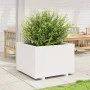 Solid white pine wood planter 70x70x49.5 cm by vidaXL, Pots and planters - Ref: Foro24-3282525, Price: 182,46 €, Discount: %