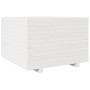 Jardinera madera maciza de pino blanco 70x70x49,5 cm de vidaXL, Maceteros y jardineras - Ref: Foro24-3282525, Precio: 184,82 ...