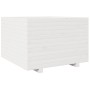 Jardinera madera maciza de pino blanco 70x70x49,5 cm de vidaXL, Maceteros y jardineras - Ref: Foro24-3282525, Precio: 184,82 ...