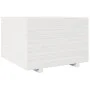 Solid white pine wood planter 70x70x49.5 cm by vidaXL, Pots and planters - Ref: Foro24-3282525, Price: 182,46 €, Discount: %