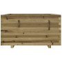 Jardinera madera de pino impregnada 90x90x49,5 cm de vidaXL, Maceteros y jardineras - Ref: Foro24-3282538, Precio: 214,81 €, ...