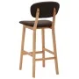 Kitchen stools 2 units brown fabric by vidaXL, Kitchen stools - Ref: Foro24-289370, Price: 155,88 €, Discount: %