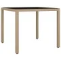 Garden chairs and table 3 pieces synthetic rattan beige cushion by vidaXL, Garden sets - Ref: Foro24-3276799, Price: 340,25 €...