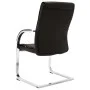 Silla de oficina voladiza de cuero sintético negra de vidaXL, Sillas de oficina - Ref: Foro24-289341, Precio: 134,21 €, Descu...