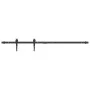 Mini-Schiebetüren-Set aus schwarzem Karbonstahl, 122 cm von vidaXL, DIY-Zubehör - Ref: Foro24-352306, Preis: 25,80 €, Rabatt: %