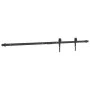 Mini-Schiebetüren-Set aus schwarzem Karbonstahl, 122 cm von vidaXL, DIY-Zubehör - Ref: Foro24-352306, Preis: 25,80 €, Rabatt: %