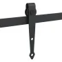 Mini-Schiebetüren-Set aus schwarzem Karbonstahl, 122 cm von vidaXL, DIY-Zubehör - Ref: Foro24-352306, Preis: 25,80 €, Rabatt: %