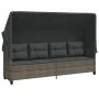 Garden sofa set with cushions 5 pieces gray synthetic rattan by vidaXL, Garden sets - Ref: Foro24-3261529, Price: 401,73 €, D...