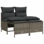 Garden sofa set with cushions 5 pieces gray synthetic rattan by vidaXL, Garden sets - Ref: Foro24-3261529, Price: 401,73 €, D...