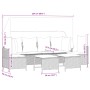 Gartensofa-Set mit Kissen, 5-teilig, beiges synthetisches Rattan von vidaXL, Gartensets - Ref: Foro24-3261555, Preis: 419,23 ...
