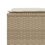 Garden sofa set with cushions 5 pieces beige synthetic rattan by vidaXL, Garden sets - Ref: Foro24-3261543, Price: 366,85 €, ...
