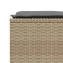 Garden sofa set with cushions 5 pieces beige synthetic rattan by vidaXL, Garden sets - Ref: Foro24-3261560, Price: 345,32 €, ...